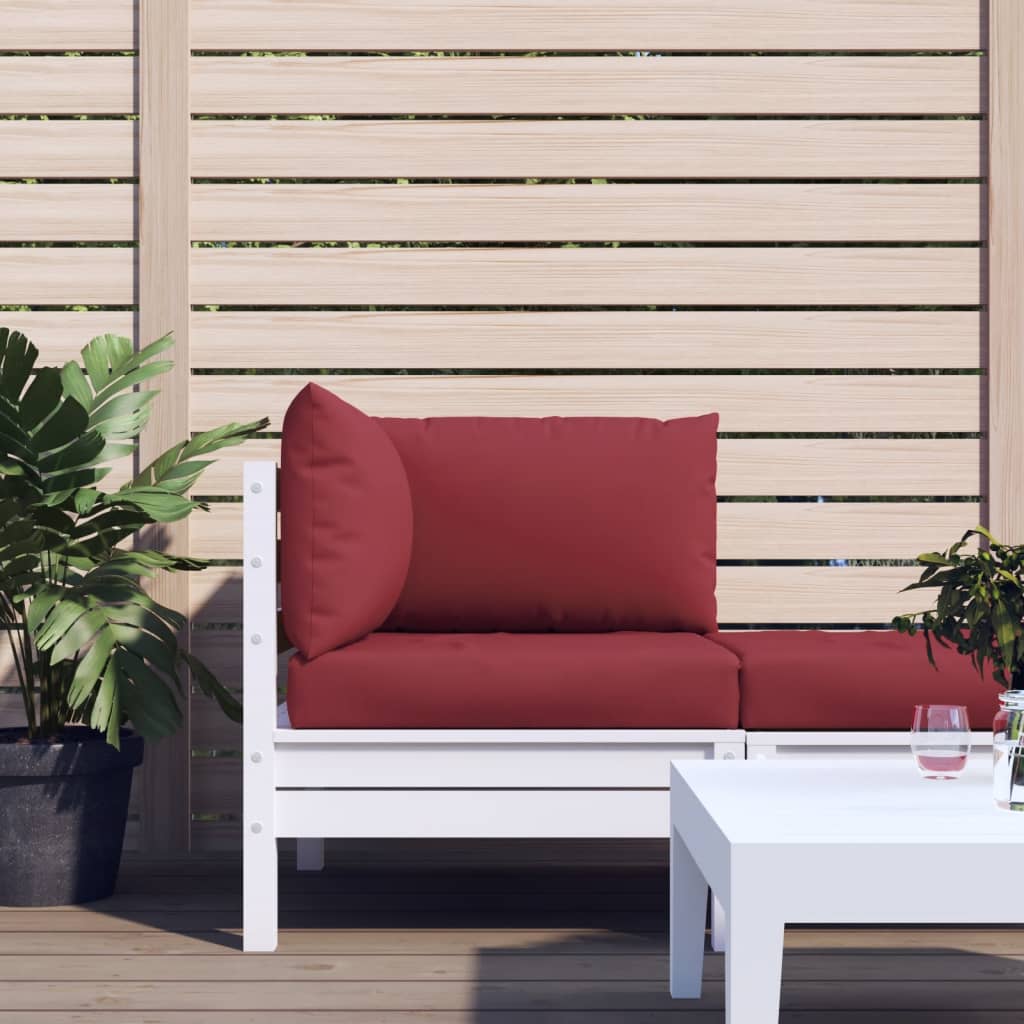 Vidaxl pallepuder 3 st Oxford Fabric Wine Rood