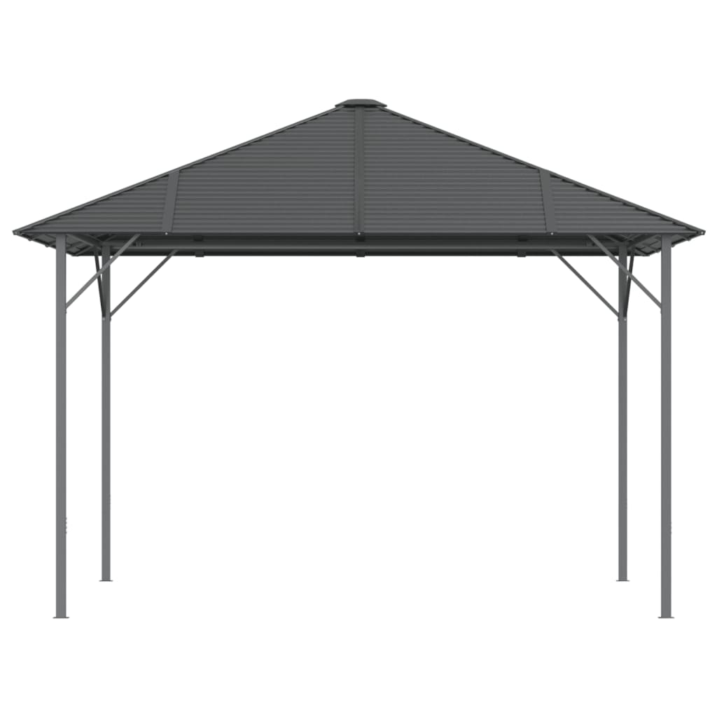 VidaXL Gazebo med tag 3x3 m antracit