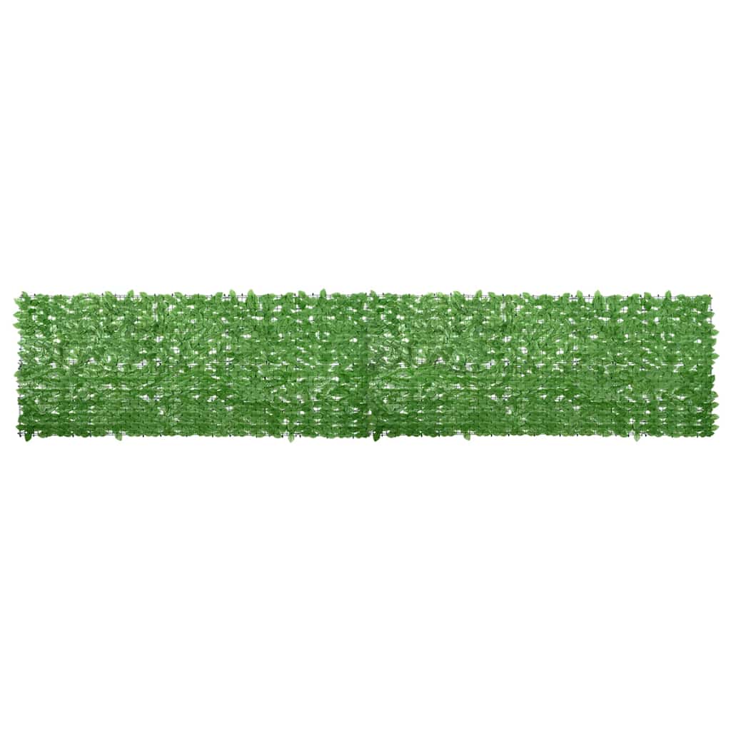 Vidaxl balkonskærm med grønne blade 500x100 cm
