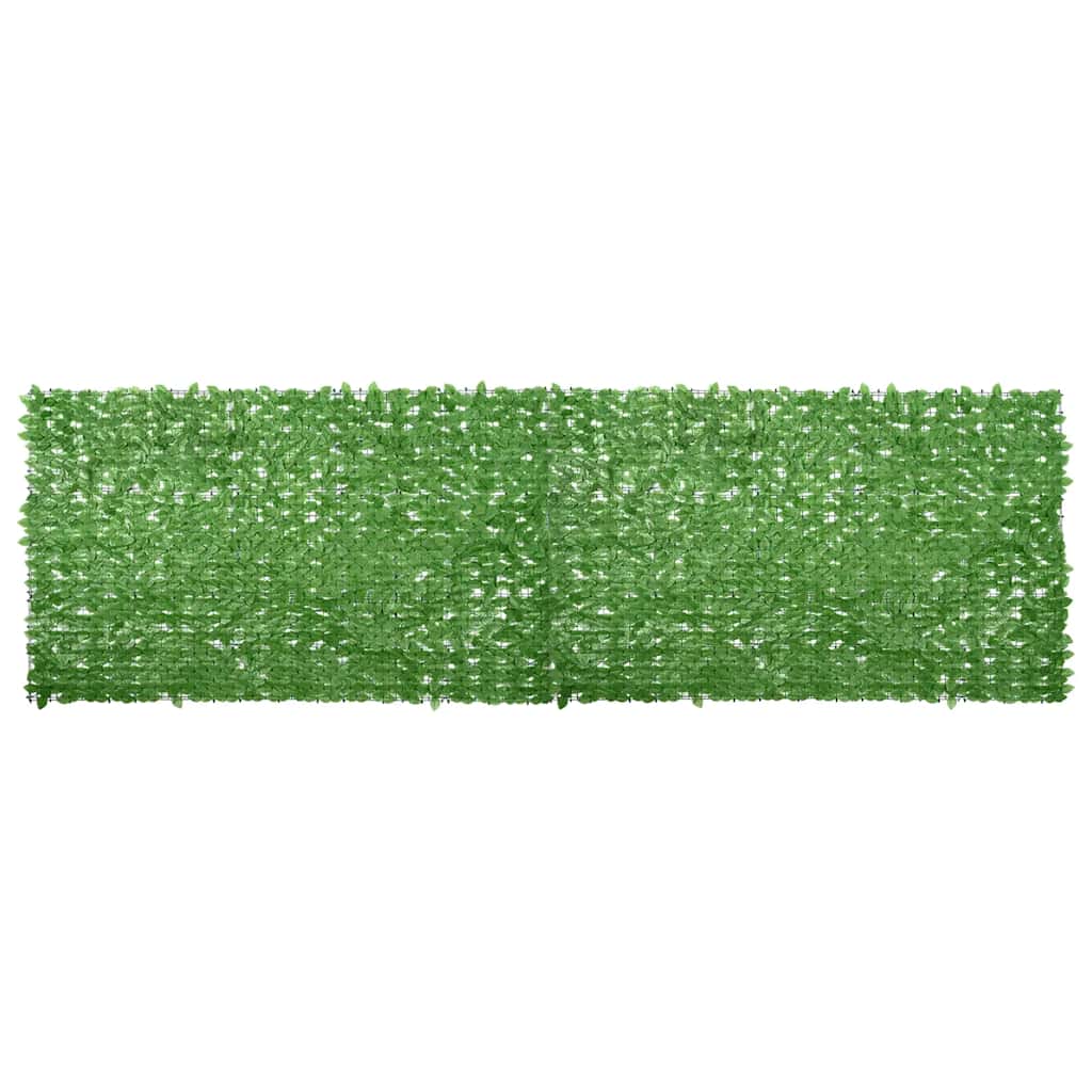 Vidaxl balkonskærm med grønne blade 500x150 cm