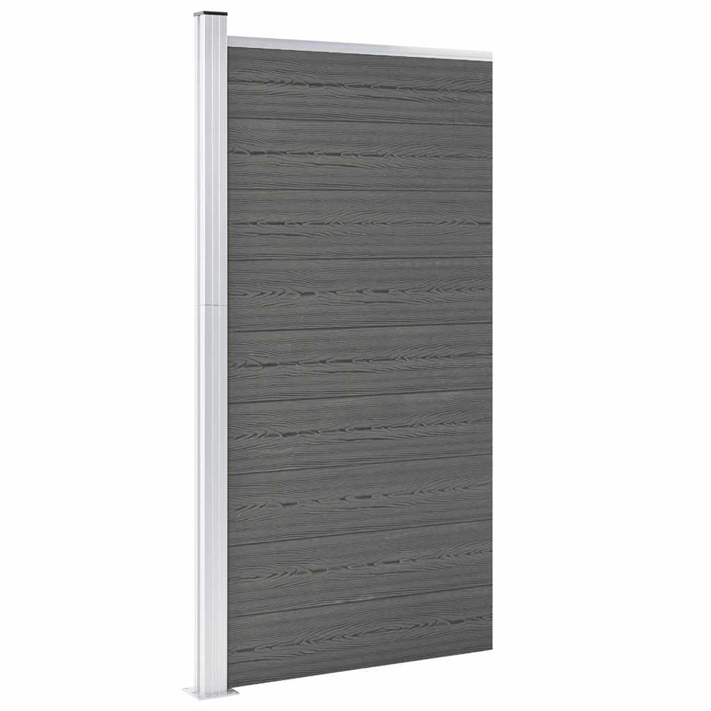 Vidaxl hegnpanel 95x186 cm HKC Gray
