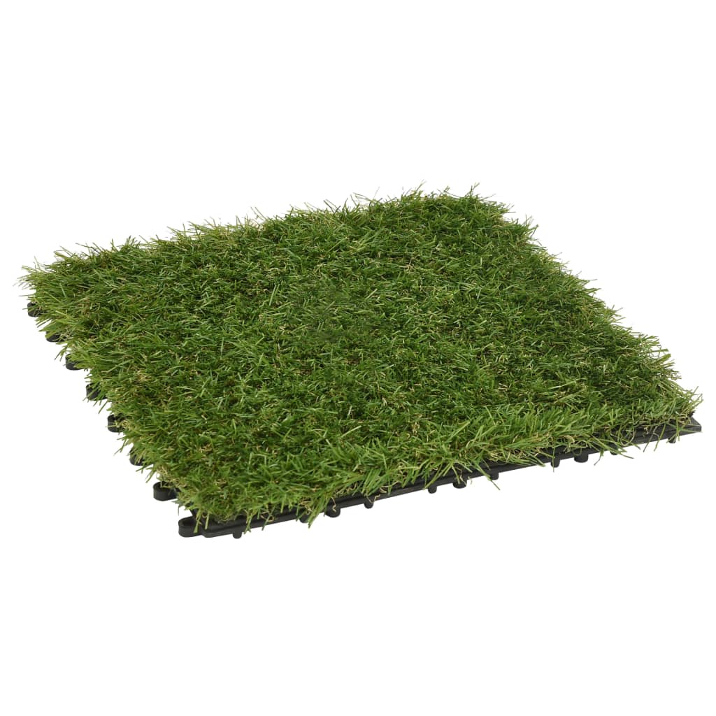 Vidaxl Kunstige græsfliser 22 pcs 30x30 cm grøn