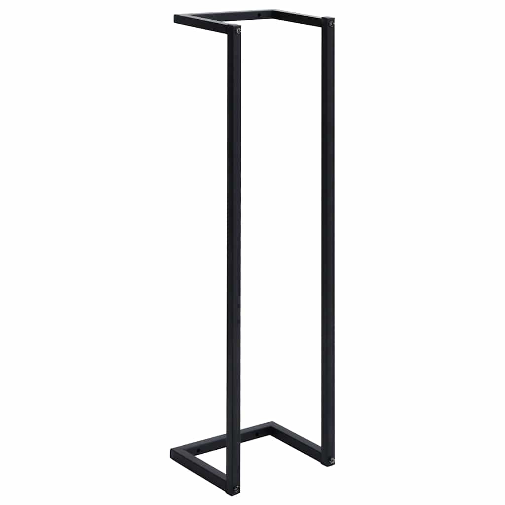 Vidaxl håndklæde rack 25x20x95 cm jern sort