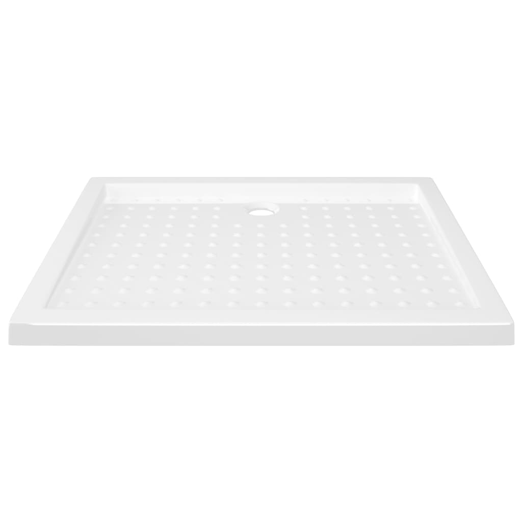 Vidaxl brusebakke med studs 90x70x4 cm abs hvid