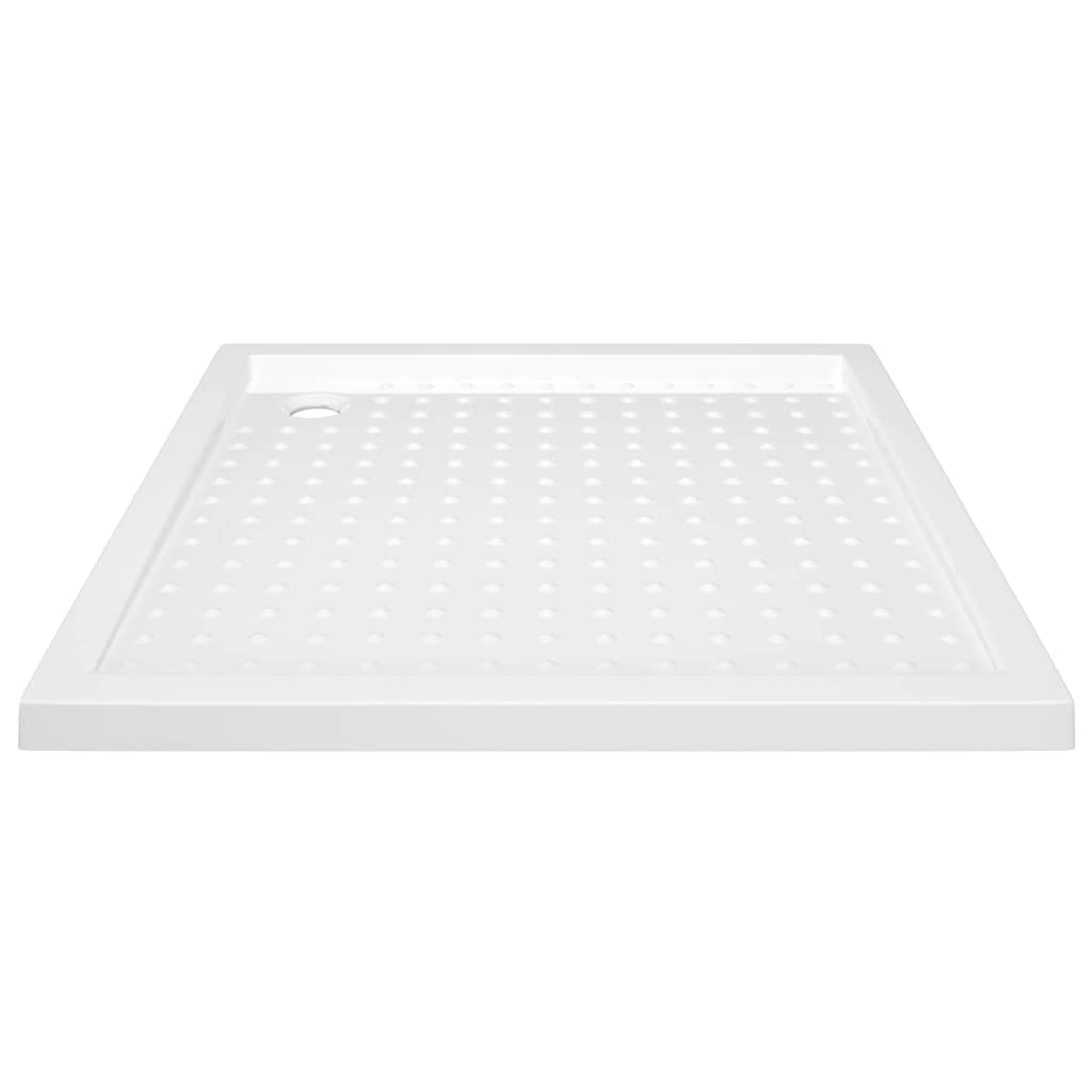 Vidaxl brusebakke med studs 90x90x4 cm abs hvid