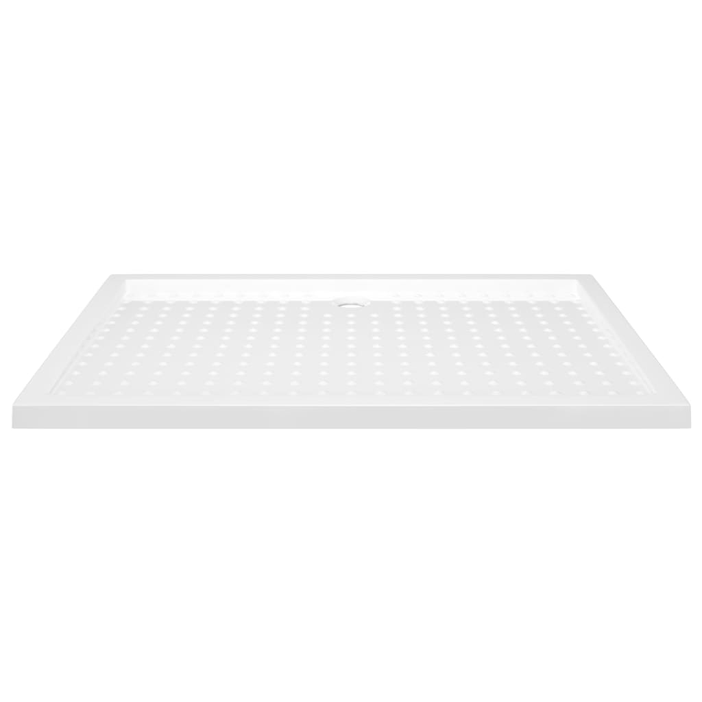 Vidaxl brusebakke med studs 80x120x4 cm abs hvid