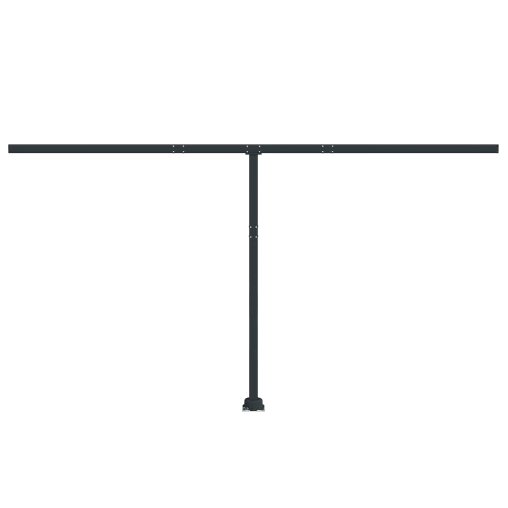 Vidaxl Laifel Pole Set 450x245 cm Iron Anthracite -farvet
