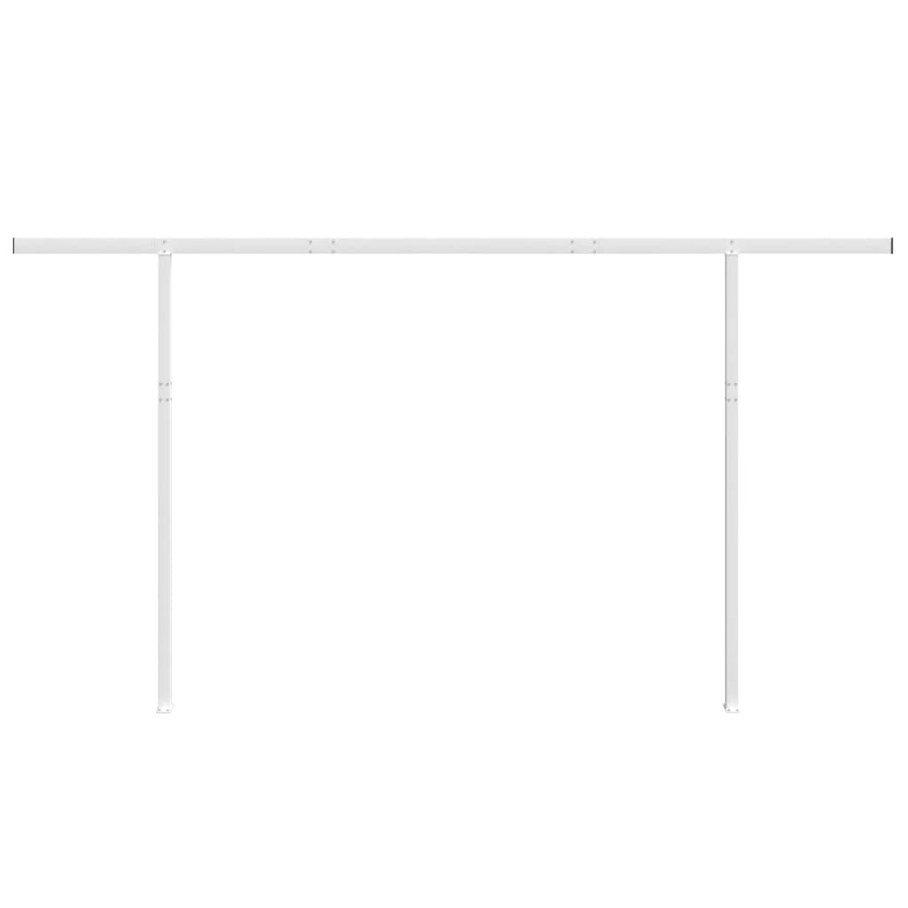 Vidaxl Laifel Pole Set 450x245 cm Iron White