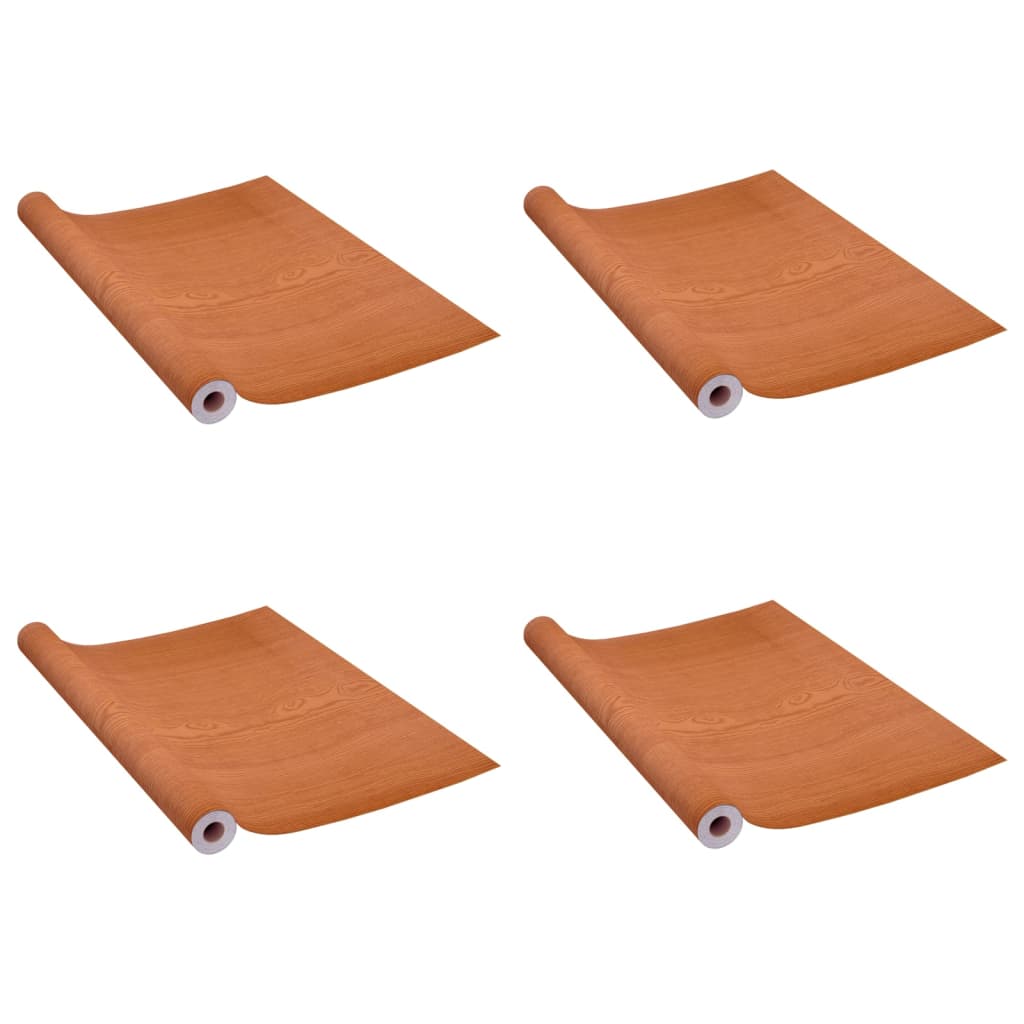VidaXL dørfolier selvklæbende 4 stk 210x90 cm PVC lys eg farvet