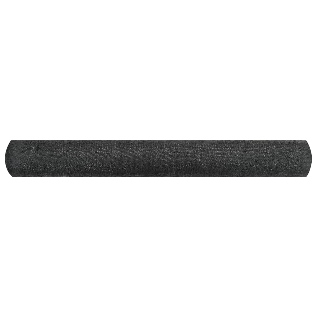 VidaXL privatnet 195 g m² 1,8x25 m HDPE sort