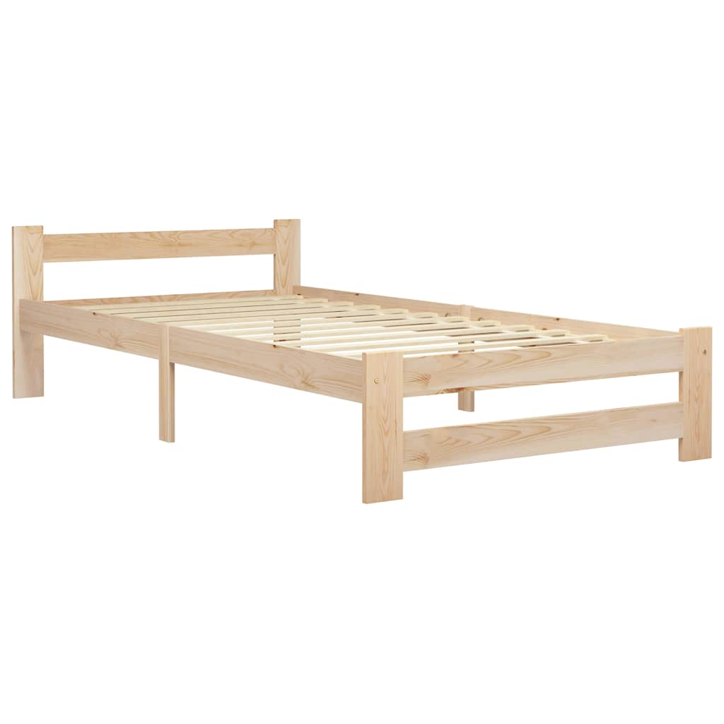 Vidaxl bedframe massief grenenhout 100x200 cm