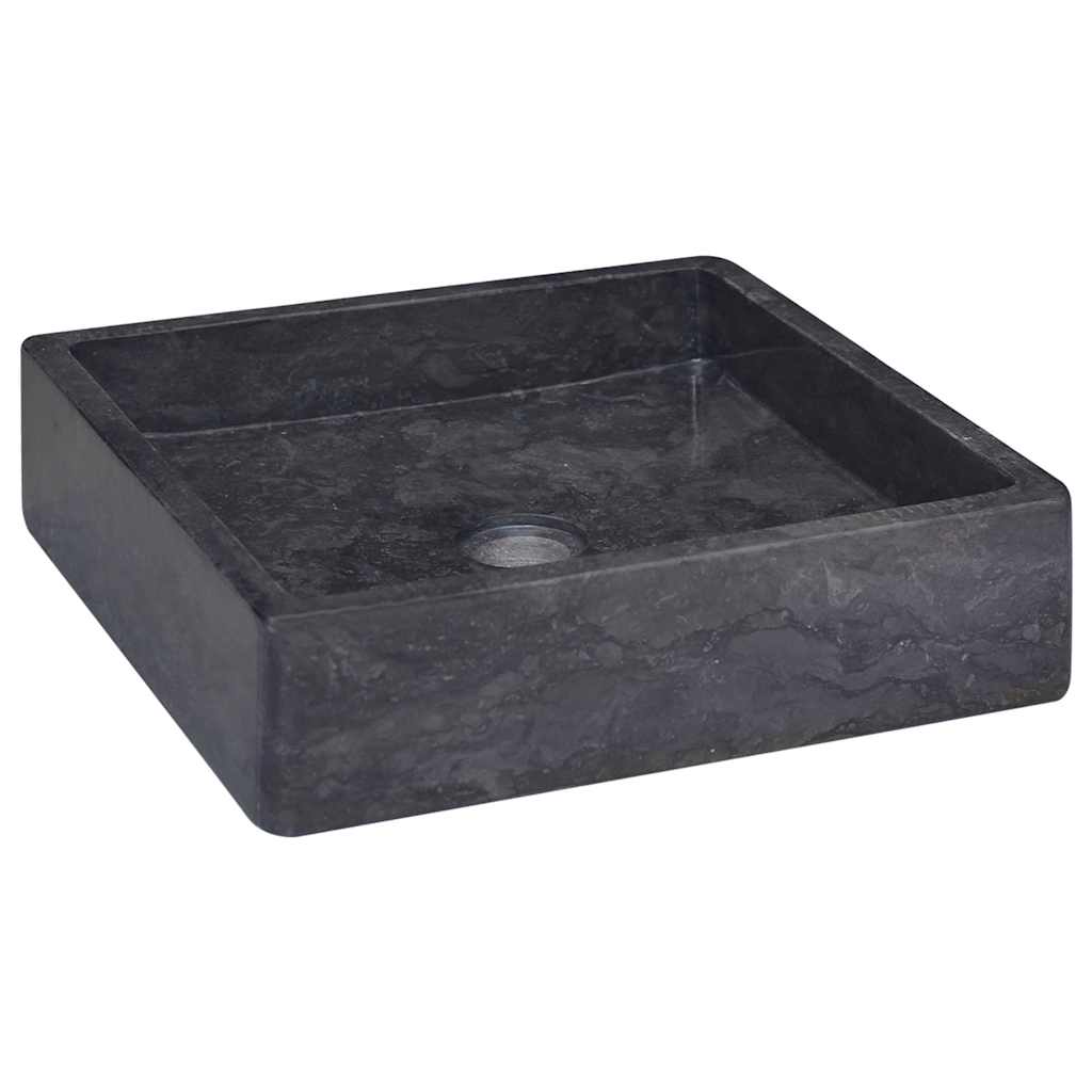 Vidaxl Sink 40x40x10 cm marmor sort