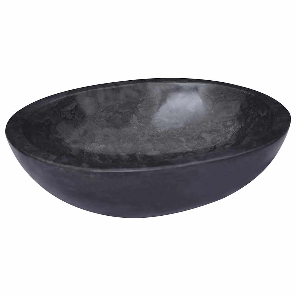 Vidaxl Sink 53x40x15 cm marmor sort