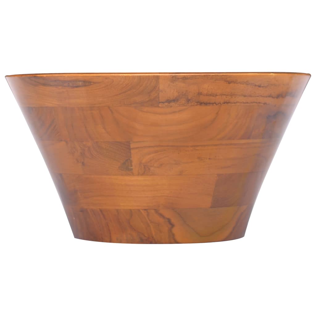 Vidaxx Washbasin Ø40x20 cm solid teak