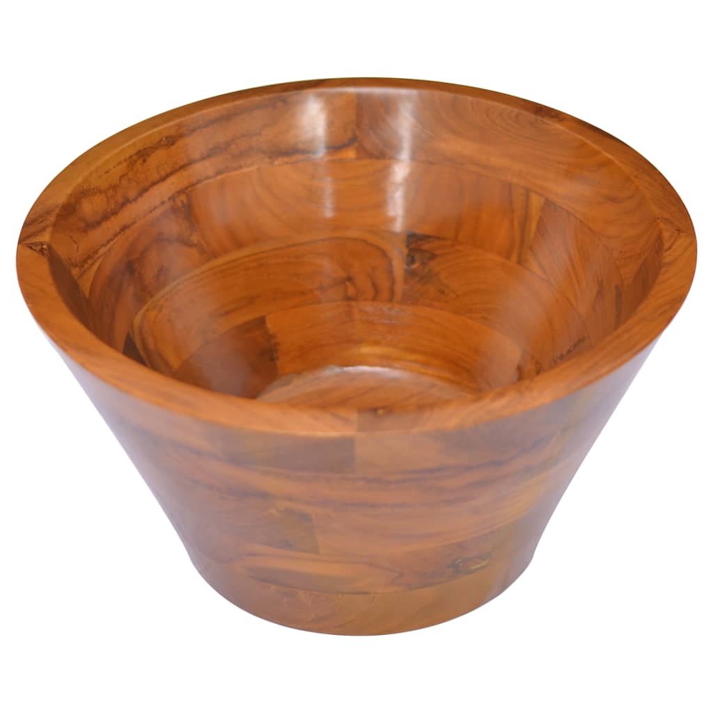 Vidaxx Washbasin Ø40x20 cm solid teak