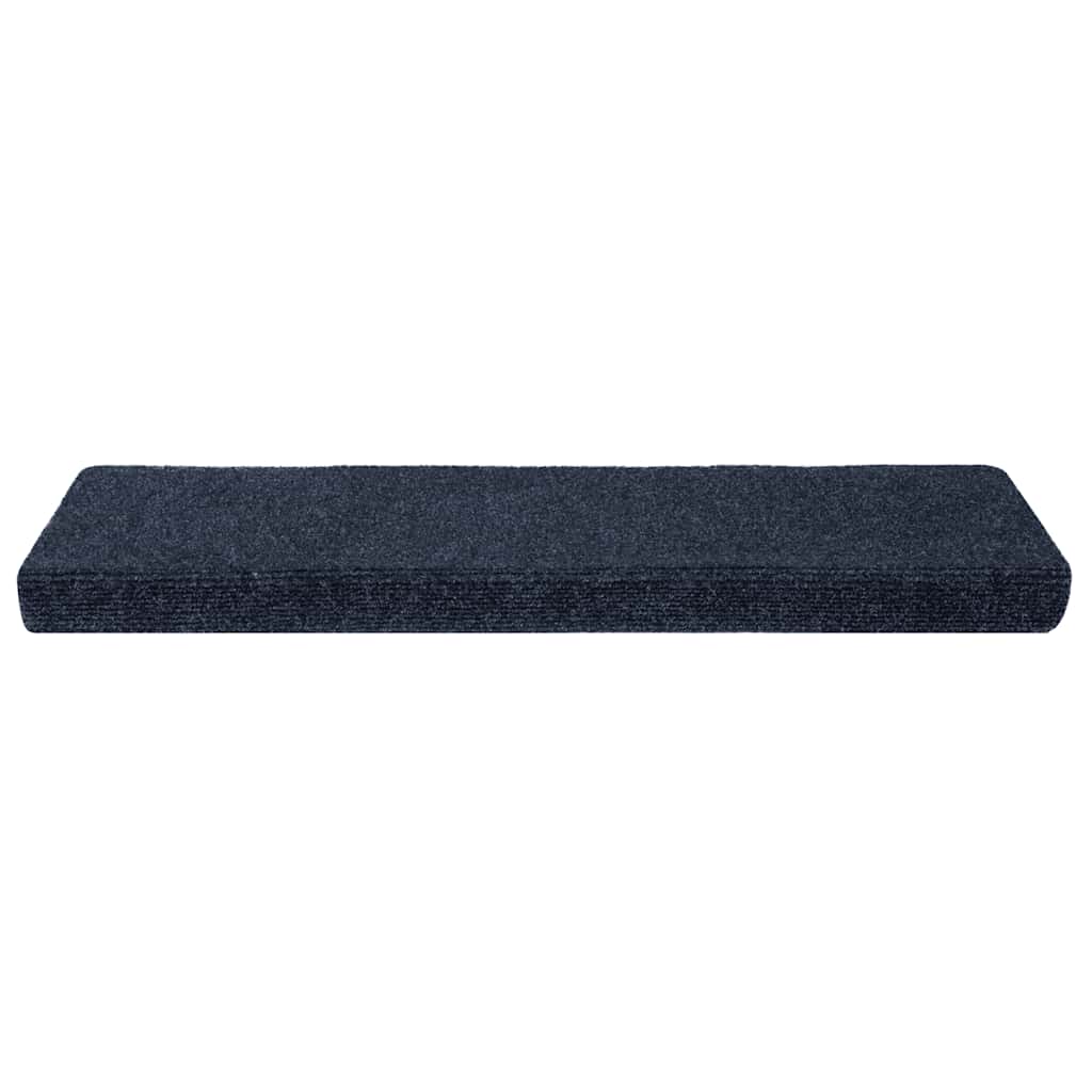 Vidaxl Stair Mats Self -fast 10 stk 65x21x4 cm Anthracite rektangulær kant