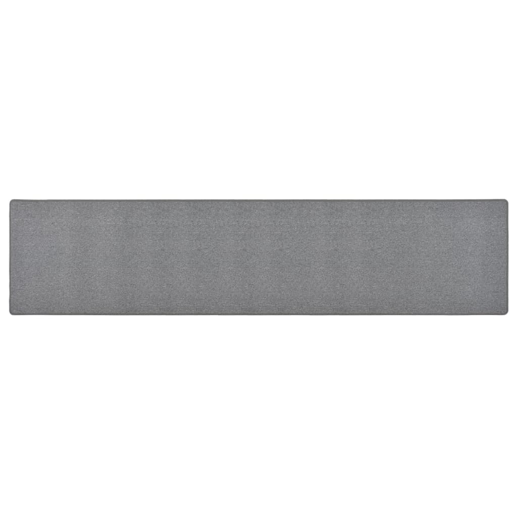 Vidaxl Carpet Runner 80x400 cm mørkegrå