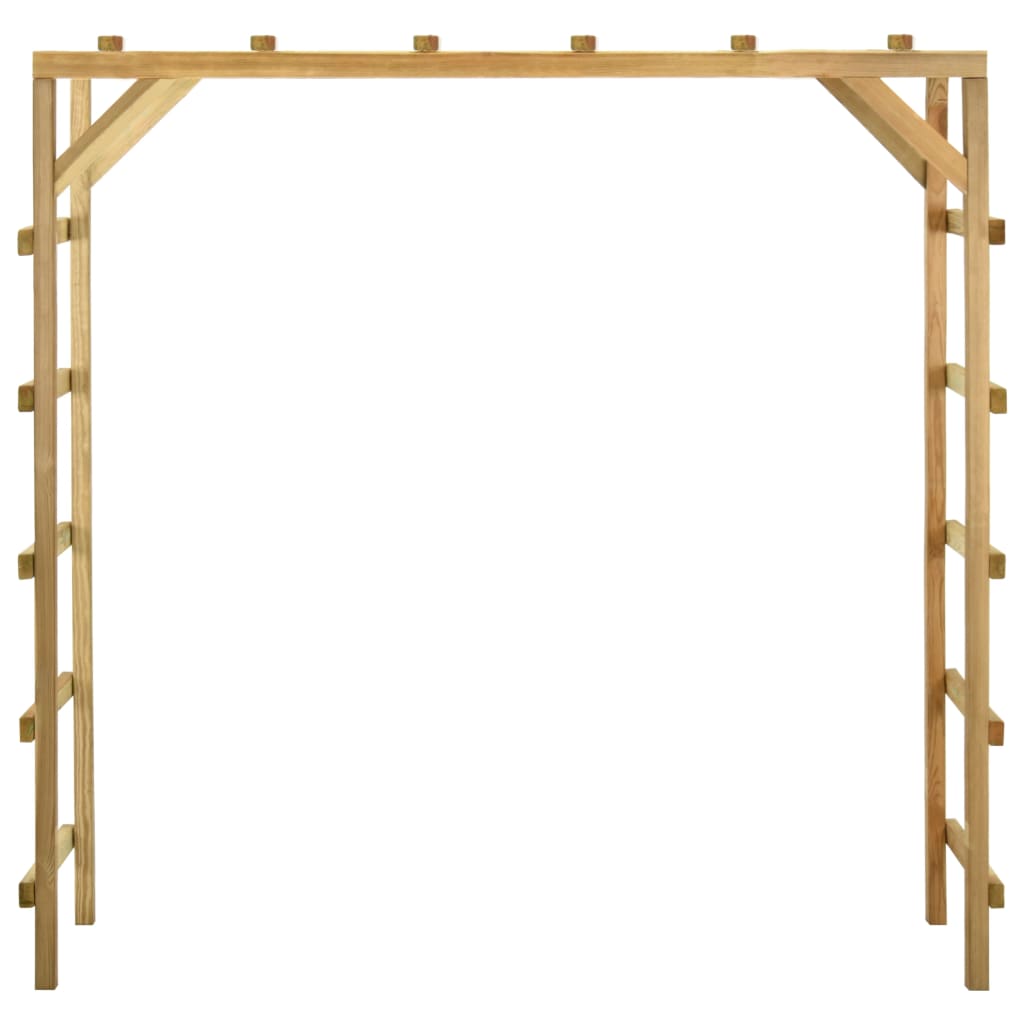 Vidaxl Børns klatrestativ 170x60x170 cm Solid fyrretræ