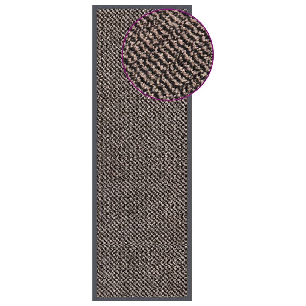 Vidaxl Doormat tuftede 60x180 cm mørkebrun