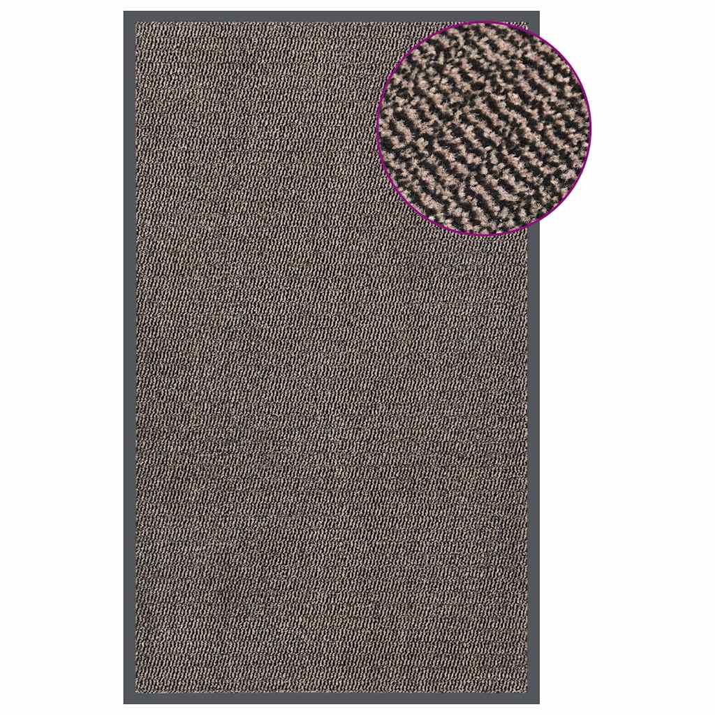 Vidaxl Doormat tuftede 90x150 cm mørkebrun