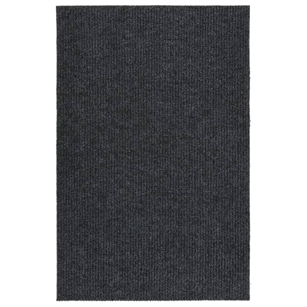 Vidaxl droogloopmat 100x150 cm antracit -farvet