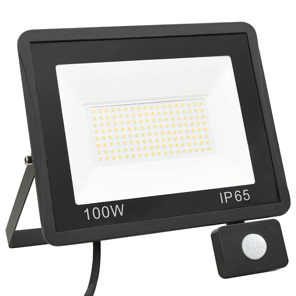 Vidaxl spotlight met sensor led 100 w warmwit