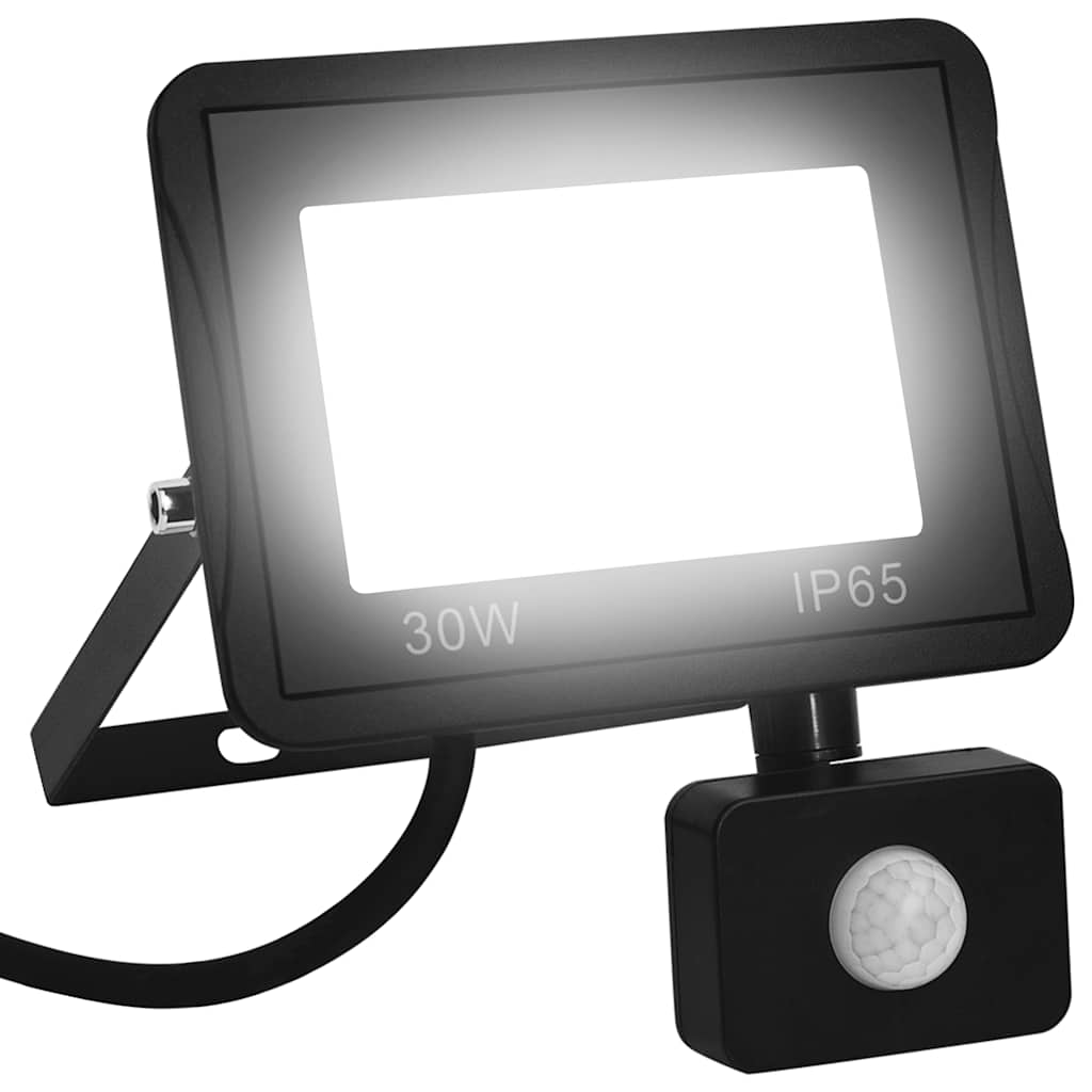 Vidaxl spotlight met sensor led 30 w koudwit