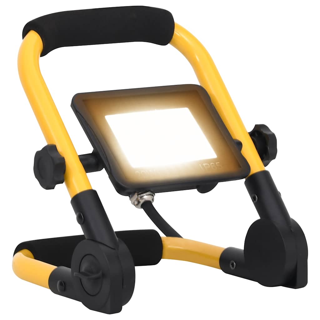 VidaXL spotlight med håndtag LED 20 W varm hvid