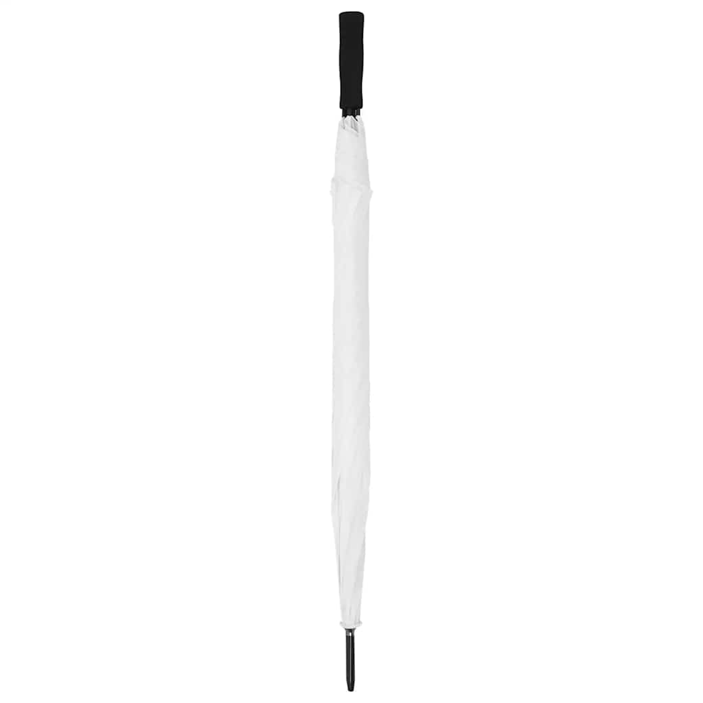 Vidaxl paraply 130 cm hvid