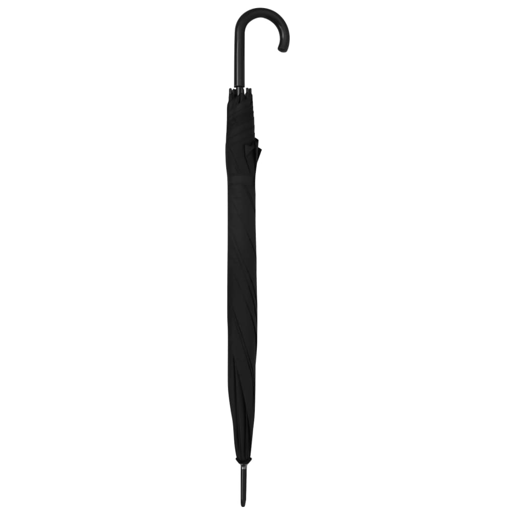 VidaXL paraply 130 cm sort
