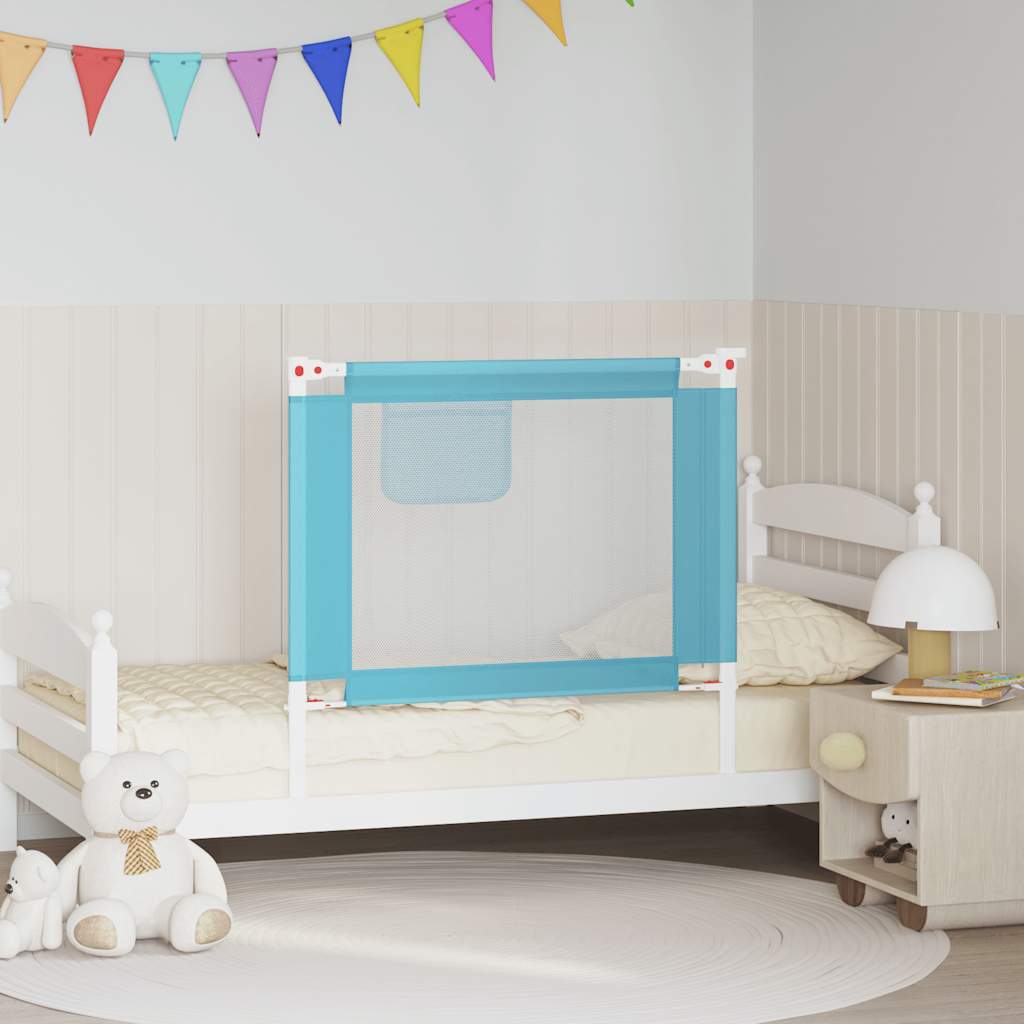 Vidaxl Bed Chart toddler 90x25 cm stof blå