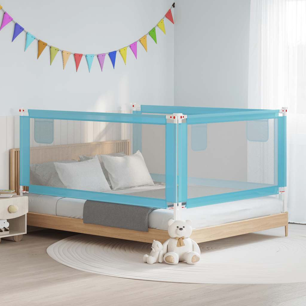 Vidaxl Bed Chart toddler 190x25 cm stof blå