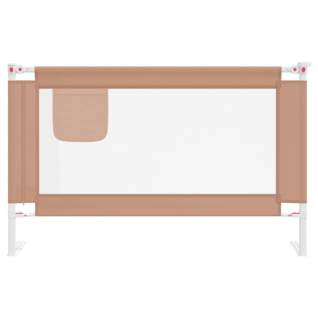 Vidaxl Bed Chart toddler 120x25 cm stof taupe
