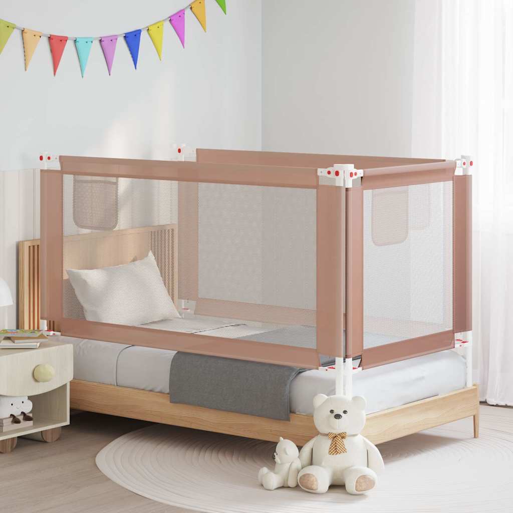 Vidaxl Bed Chart toddler 160x25 cm stof taupe