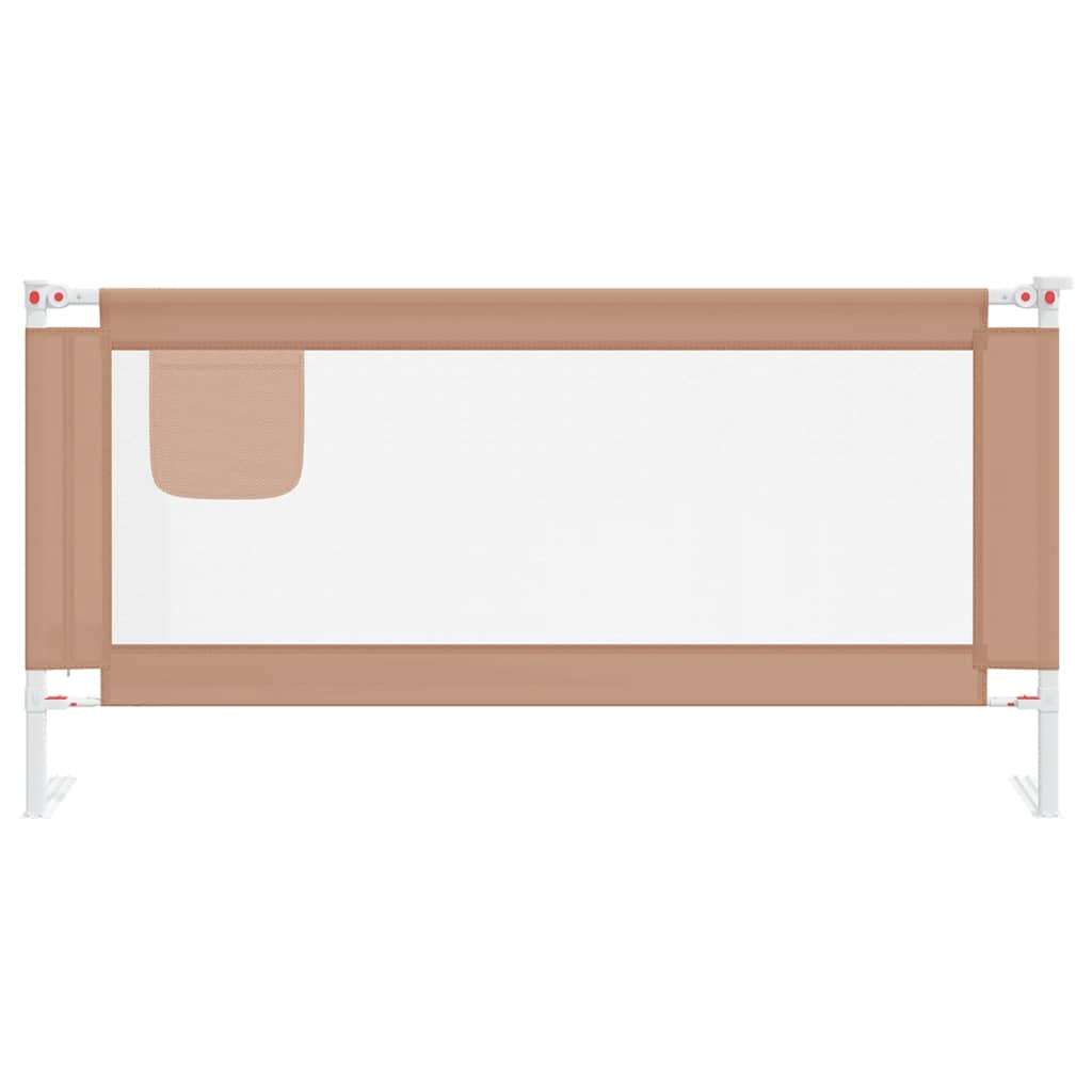 Vidaxl Bed Chart toddler 180x25 cm stof taupe