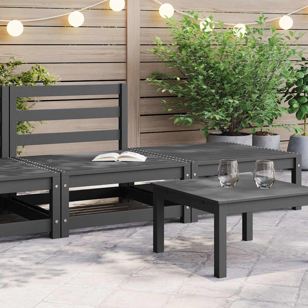Vidaxl 2-delige loungeset massief grenenhout grijs