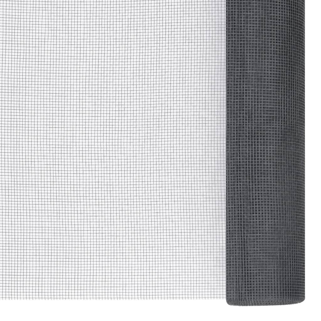 Vidaxl mesh 60x2000 cm fiberoptisk grå