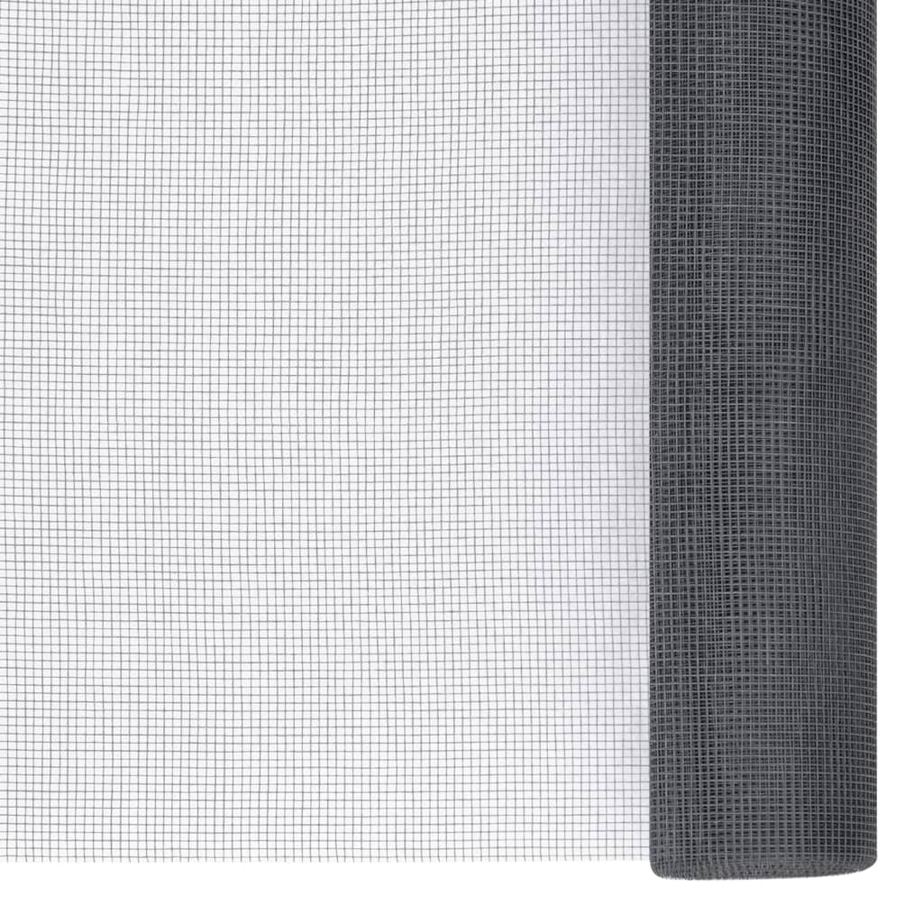 Vidaxl mesh 80x500 cm fiberoptisk grå