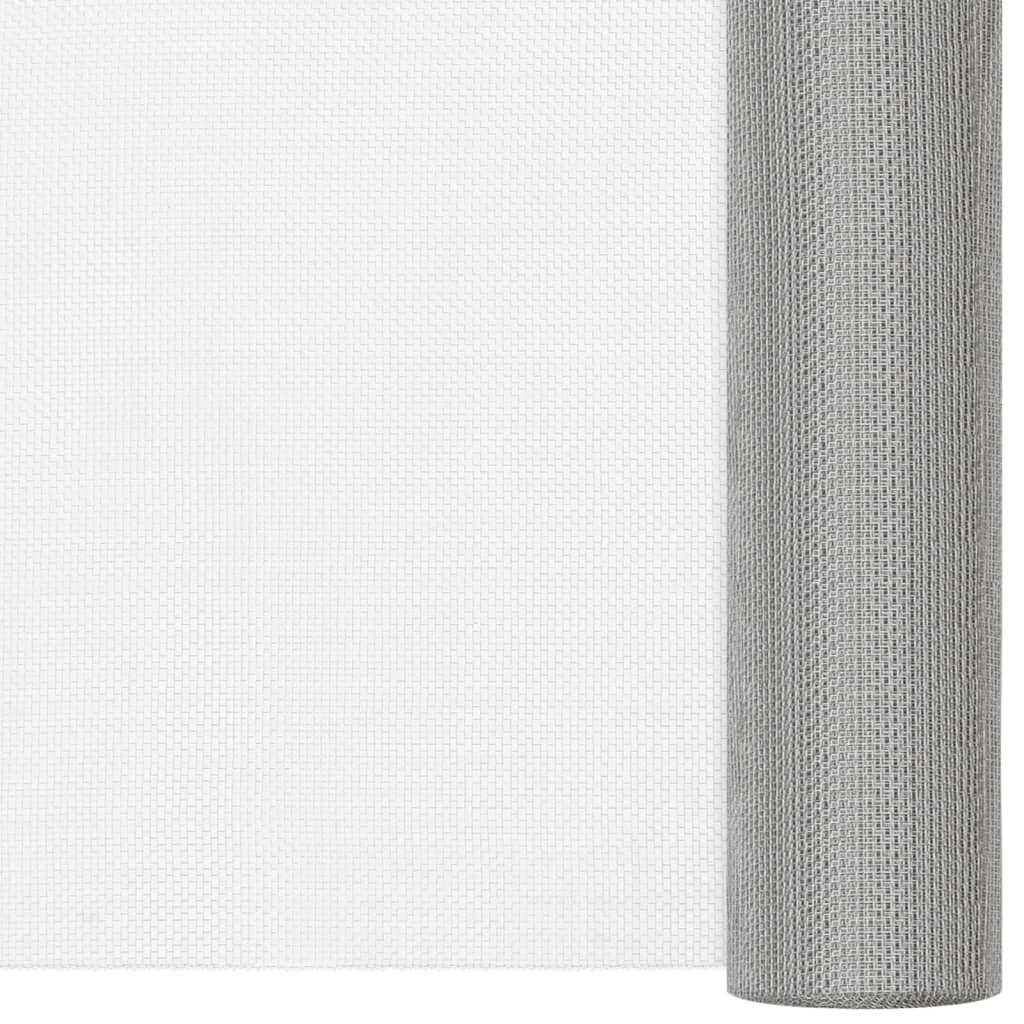 Vidaxx mesh 60x500 cm rustfrit stål sølvfarvet