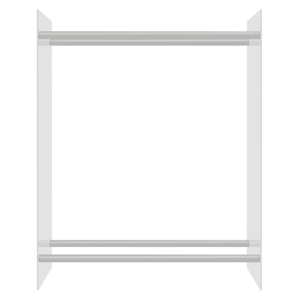 Vidaxl pejs 80x35x100 cm hærdet glas gennemsigtig