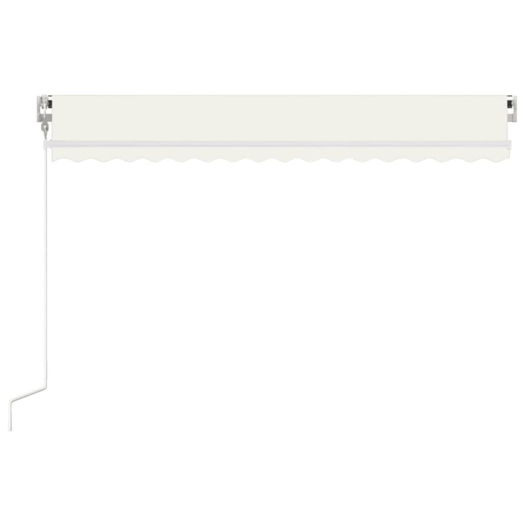 Vidaxl Luifel udvider automatisk 450x300 cm creme -farvet