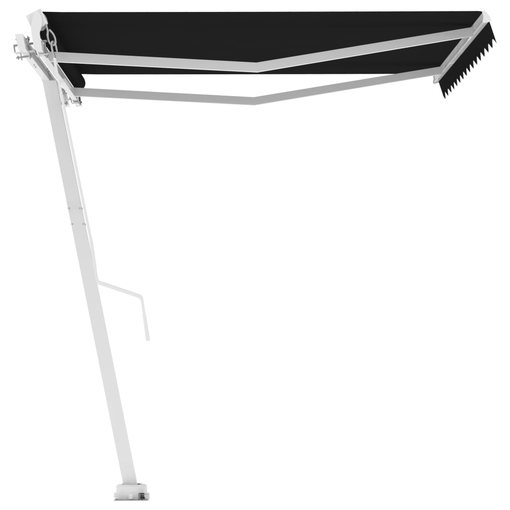 Vidaxl Luifel løsrives manuelt 350x250 cm antracit