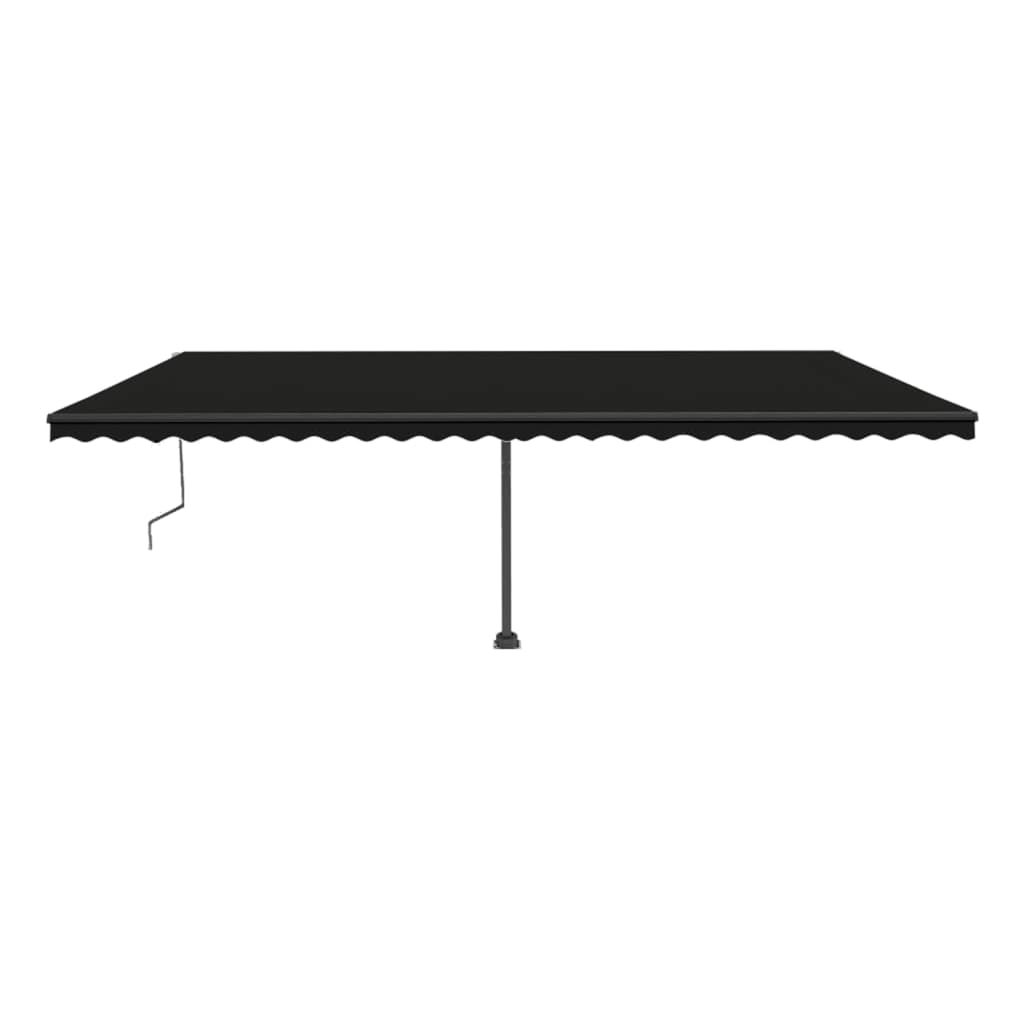 Vidaxl Laifel fritstående automatisk 600x300 cm antracit -farvet