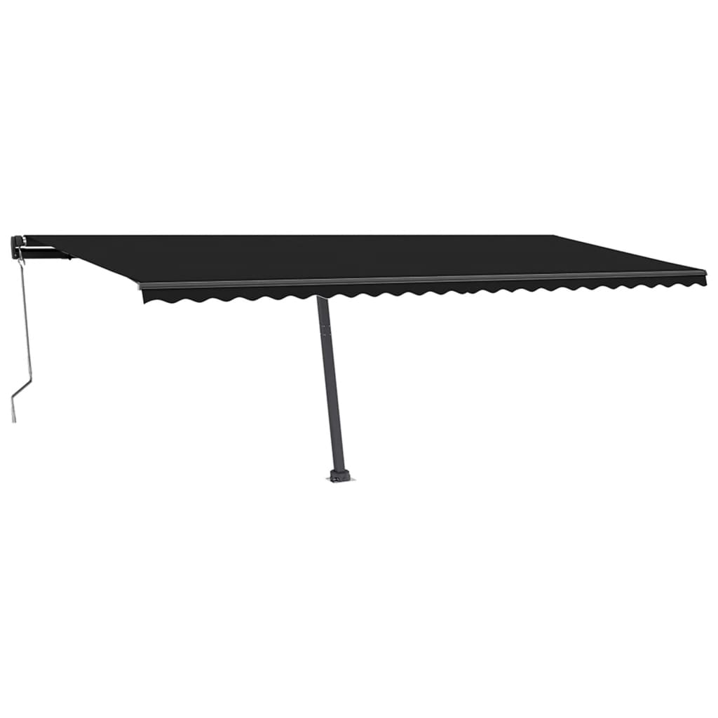 Vidaxl Laifel Frit -stående automatisk 600x350 cm antracit -farvet