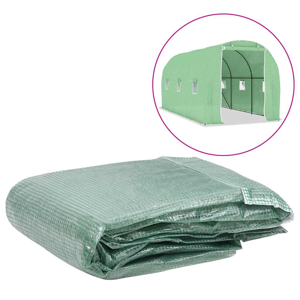 Vidaxl Kashoes udskiftning (9 m²) 200x450x200 cm grøn