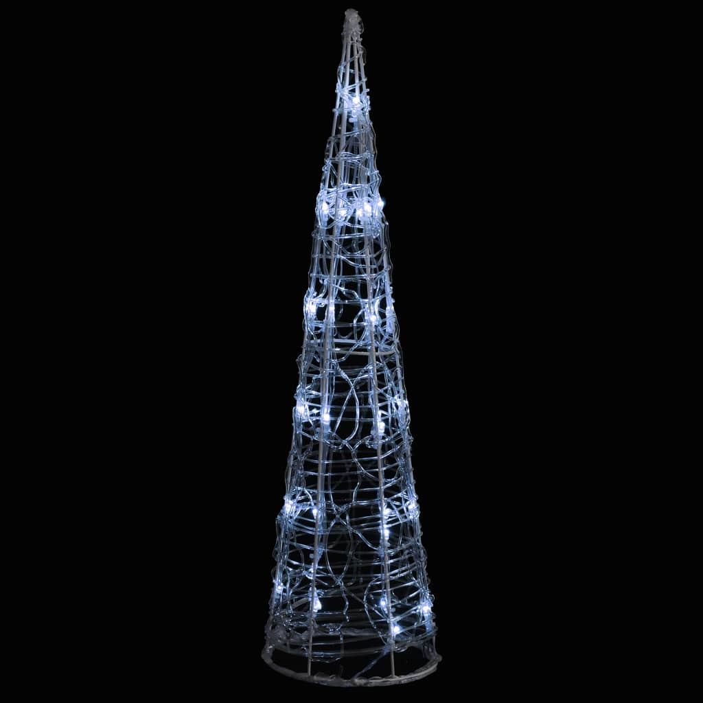 Vidaxl Light Cone Dekorativ LED Kold hvid 60 cm akryl