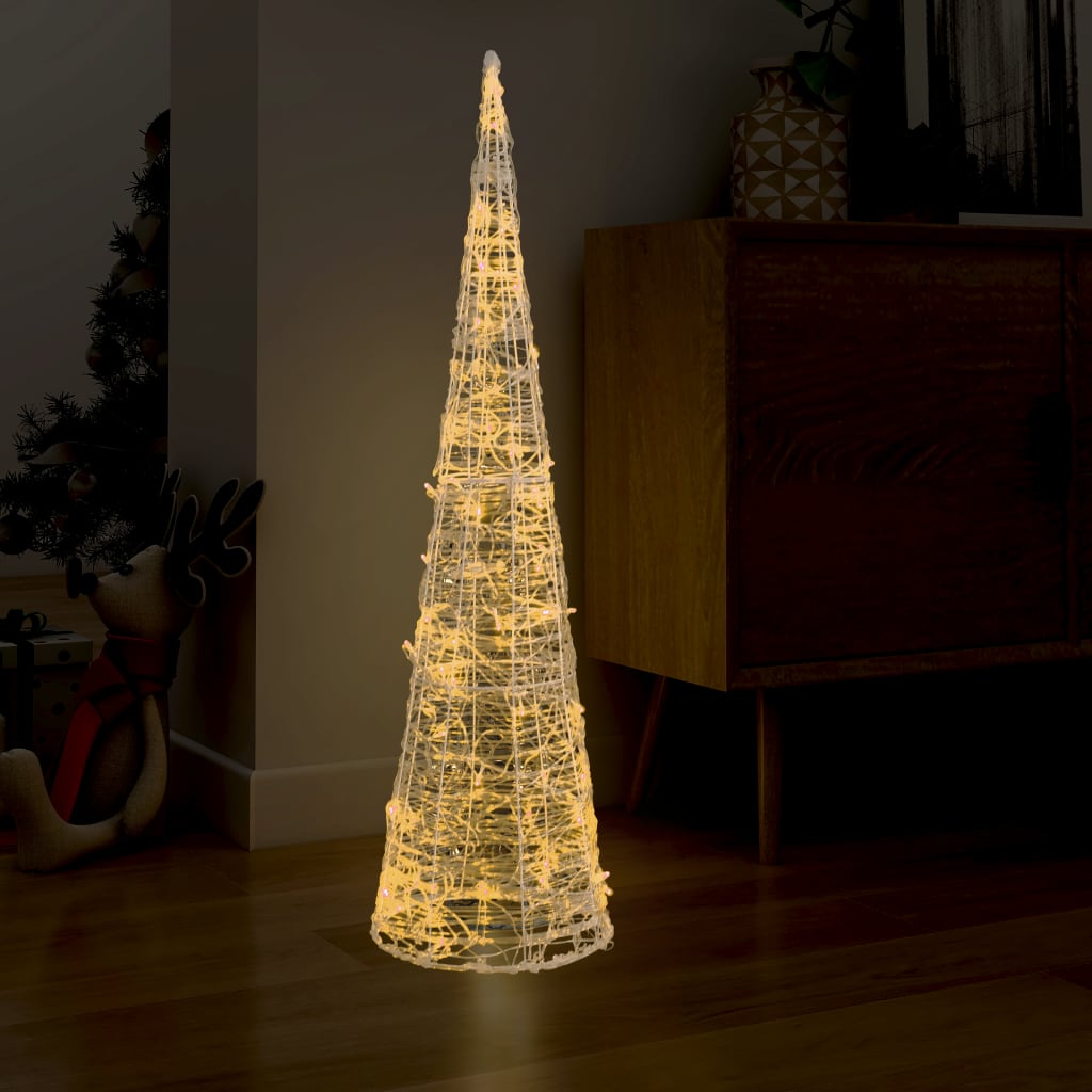 Vidaxl Light Cone Decorative LED Varm hvid 120 cm akryl