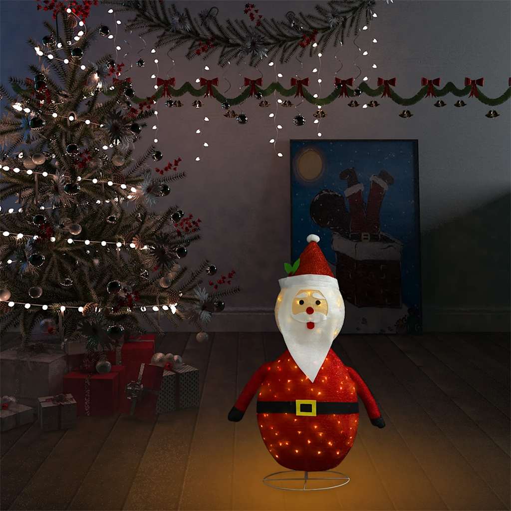 Vidaxl Santa Dekorativ LED 60 cm luksusstof