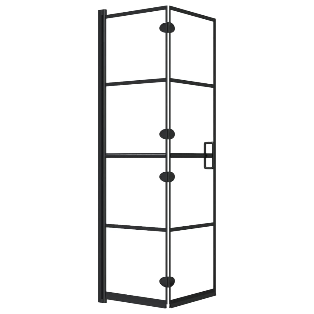 Vidaxl bruser kabinet sammenfoldelig 80x140 cm sort