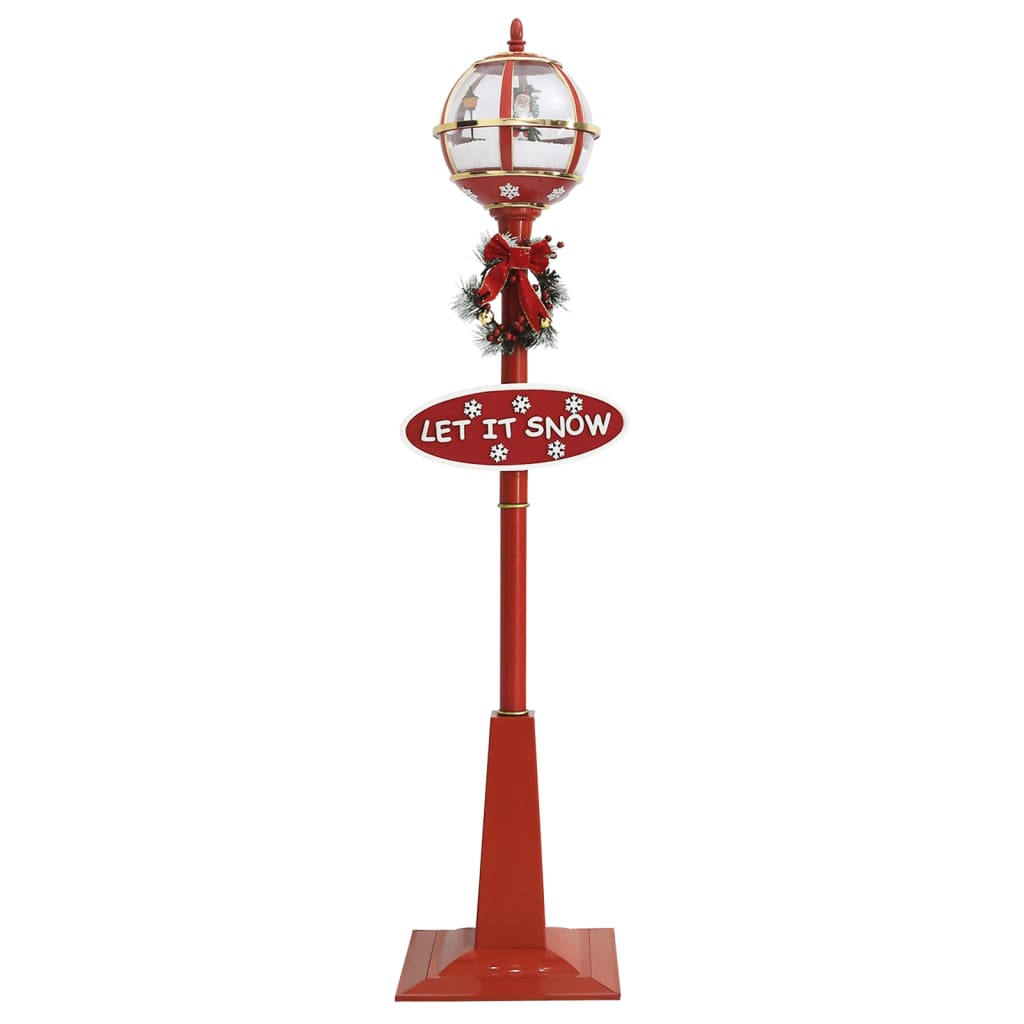 Vidaxl Straat Lamp med julemanden førte 175 cm